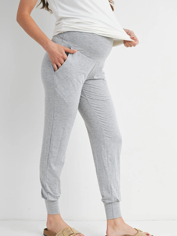 pantalon jogging maternité gris Hello Miz Mlle et Coco