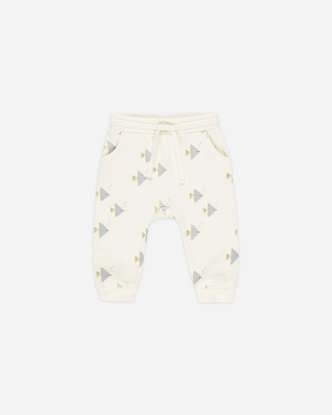 Pantalon jogging ivoire poisson-ange Rylee + Cru Mlle et Coco