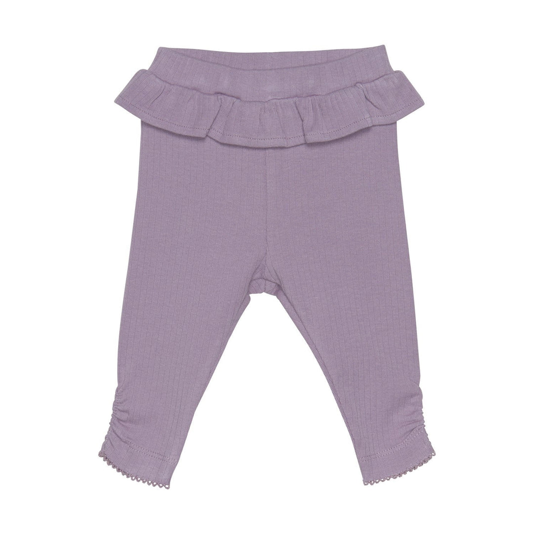 pantalon legging bébé mauve violet fixoni  vêtement enfant
