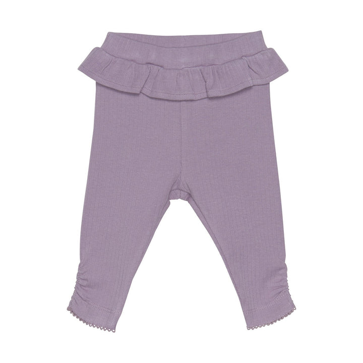 pantalon legging bébé mauve violet fixoni  vêtement enfant