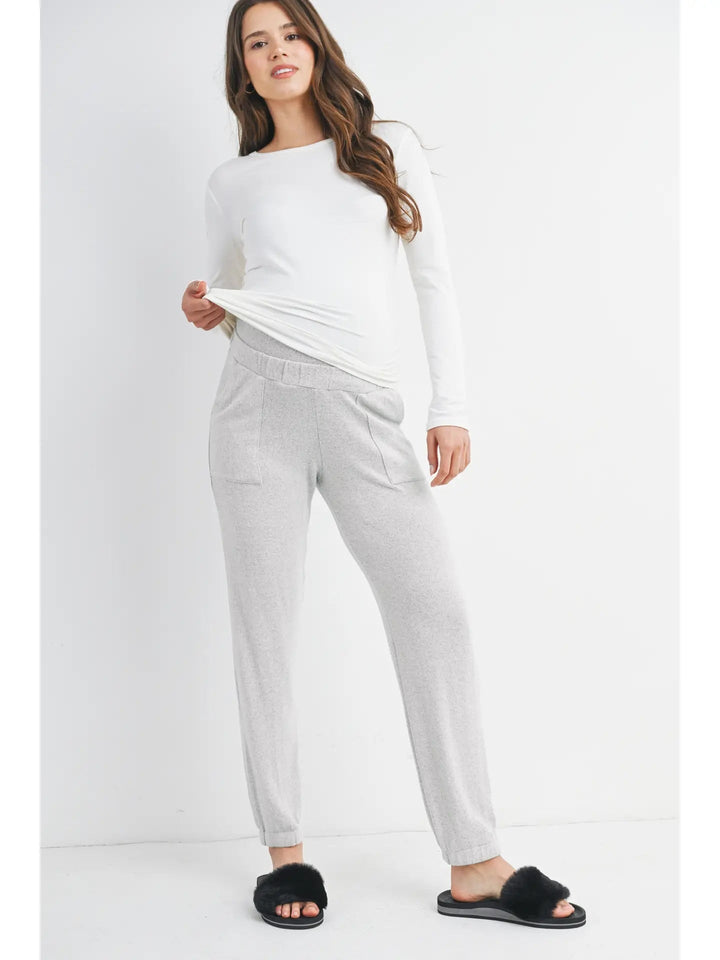 pantalon maternité gris détente Hello Miz Mlle et Coco
