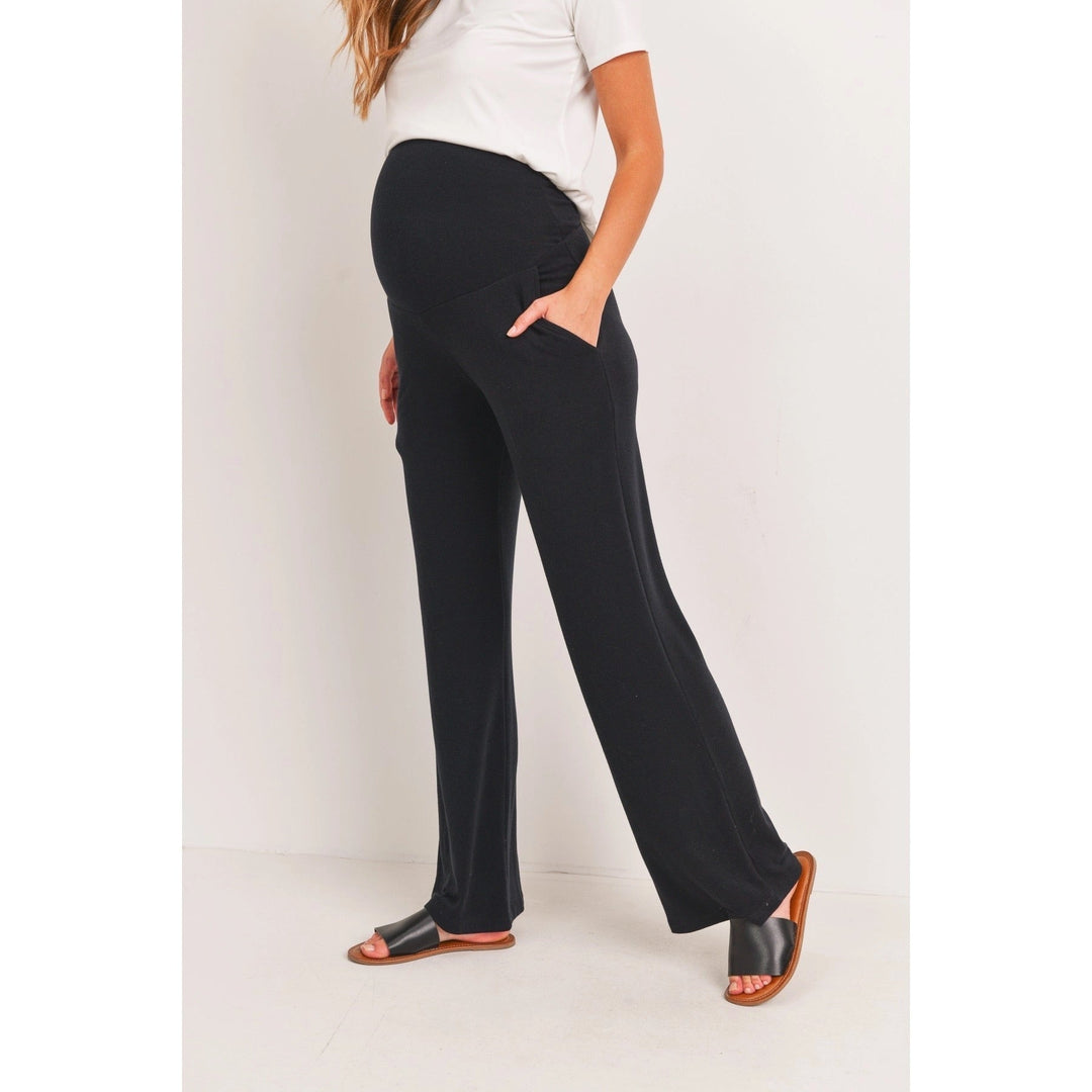 pantalon détente poche maternité noir Hello Miz Mlle et Coco