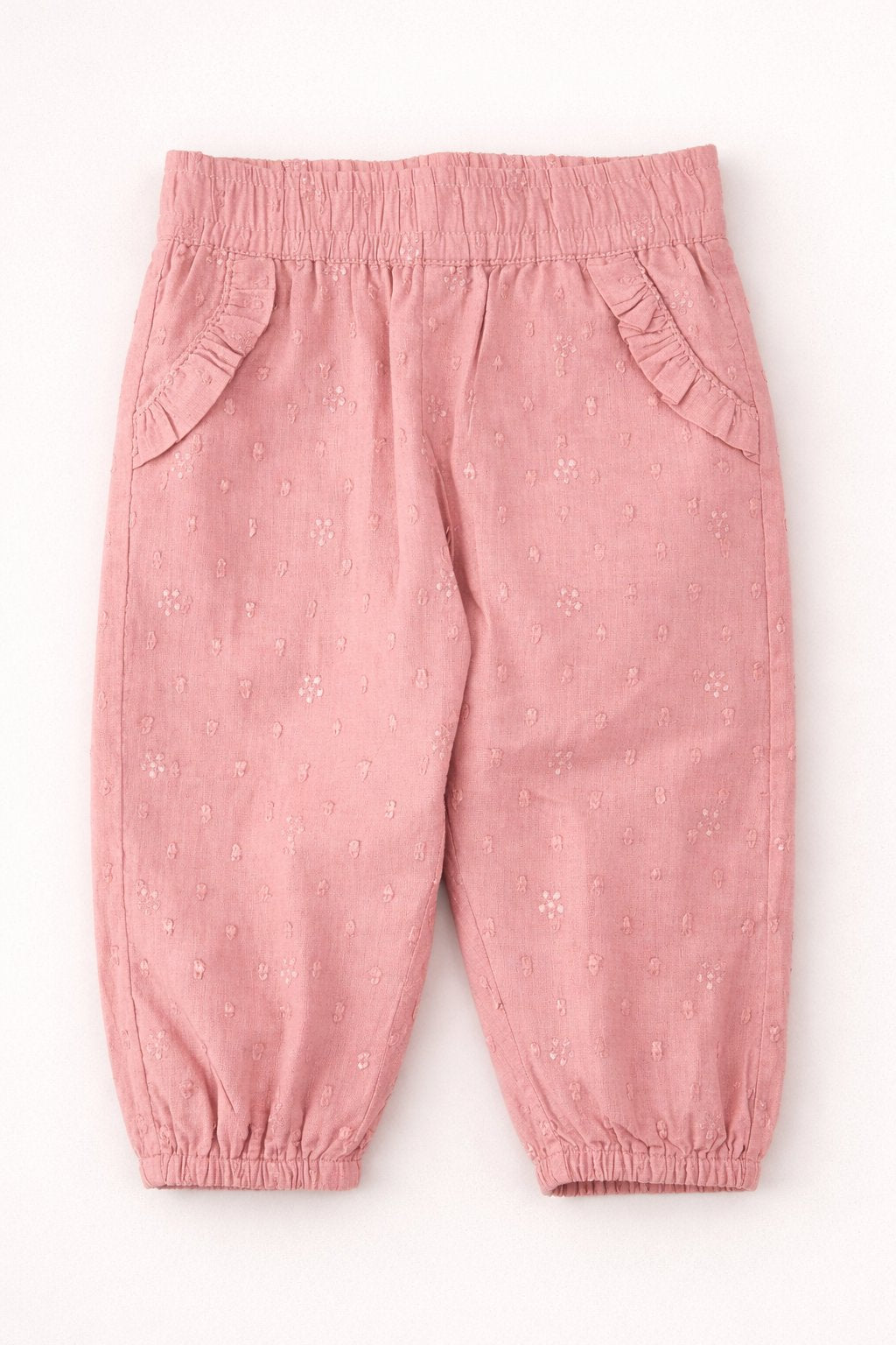 Pantalon taille élastique - Rose doux - Minymo