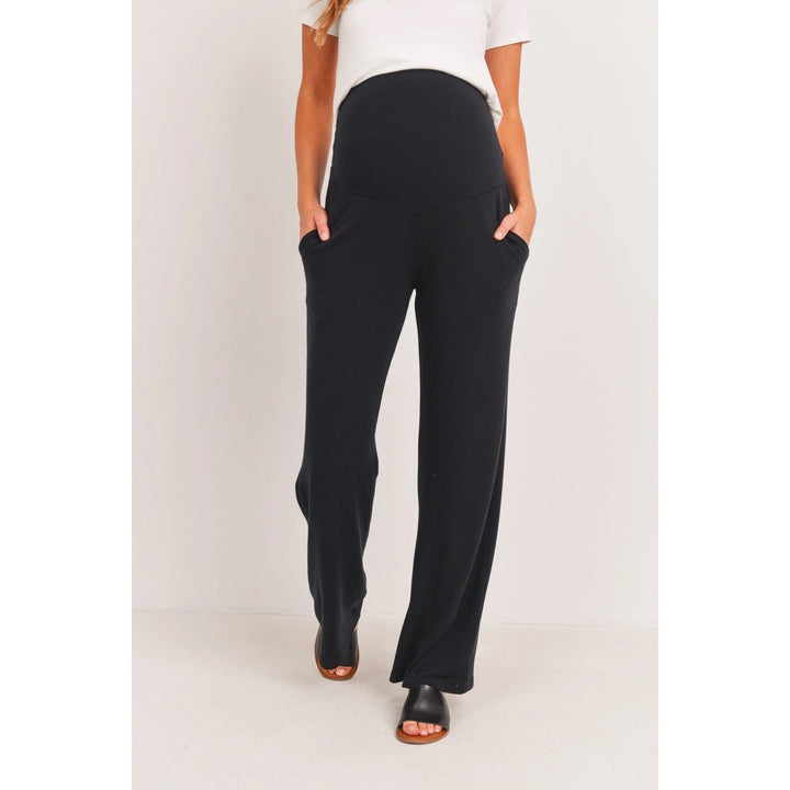 pantalon détente poche maternité noir Hello Miz Mlle et Coco