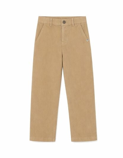 Pantalon en coton beige Roby Noppies Mlle et Coco