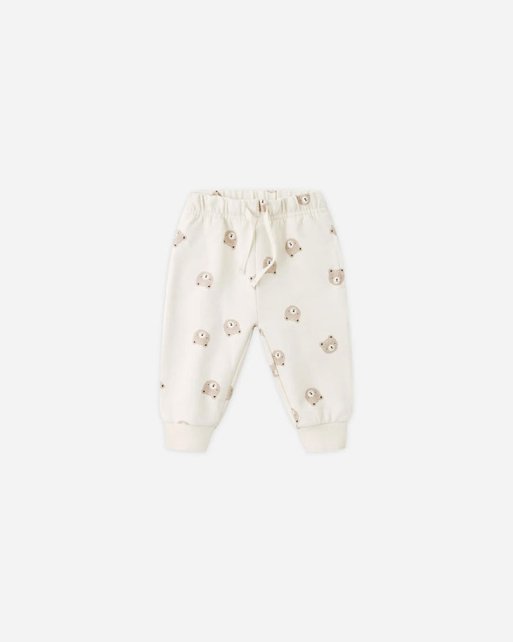 Pantalon de survêtement décontracté Ours brun Quincy Mae Mlle et Coco