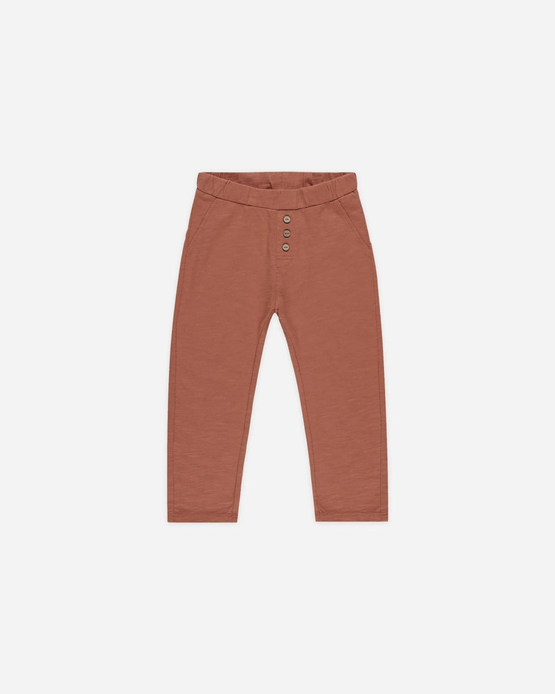 Pantalon coton Poppy rouille Rylee + Cru Mlle et Coco