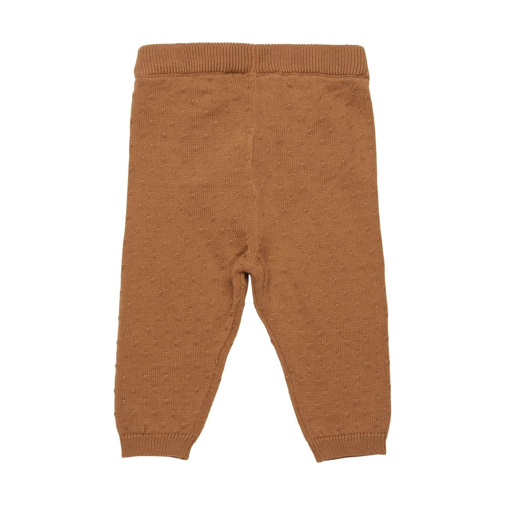 pantalon tricot caramel fixoni vêtement enfant garçon coton
