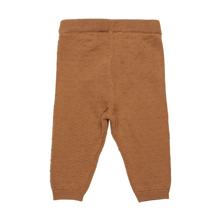pantalon tricot caramel fixoni vêtement enfant garçon coton