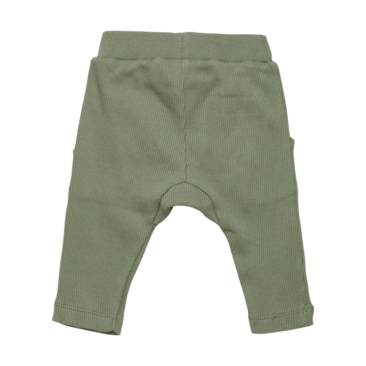 pantalon vert taille élastique vêtement Fixoni garçon Mlleetcoco