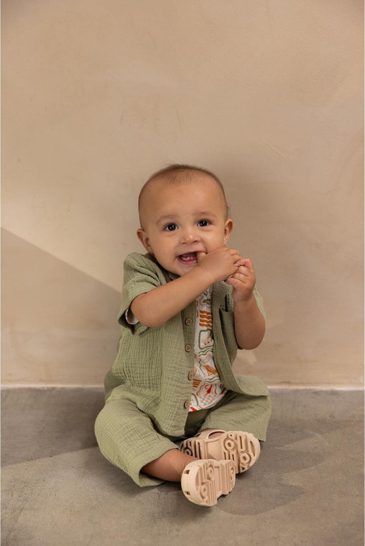 pantalon vert olive Noppies Oatfield Mlle et Coco