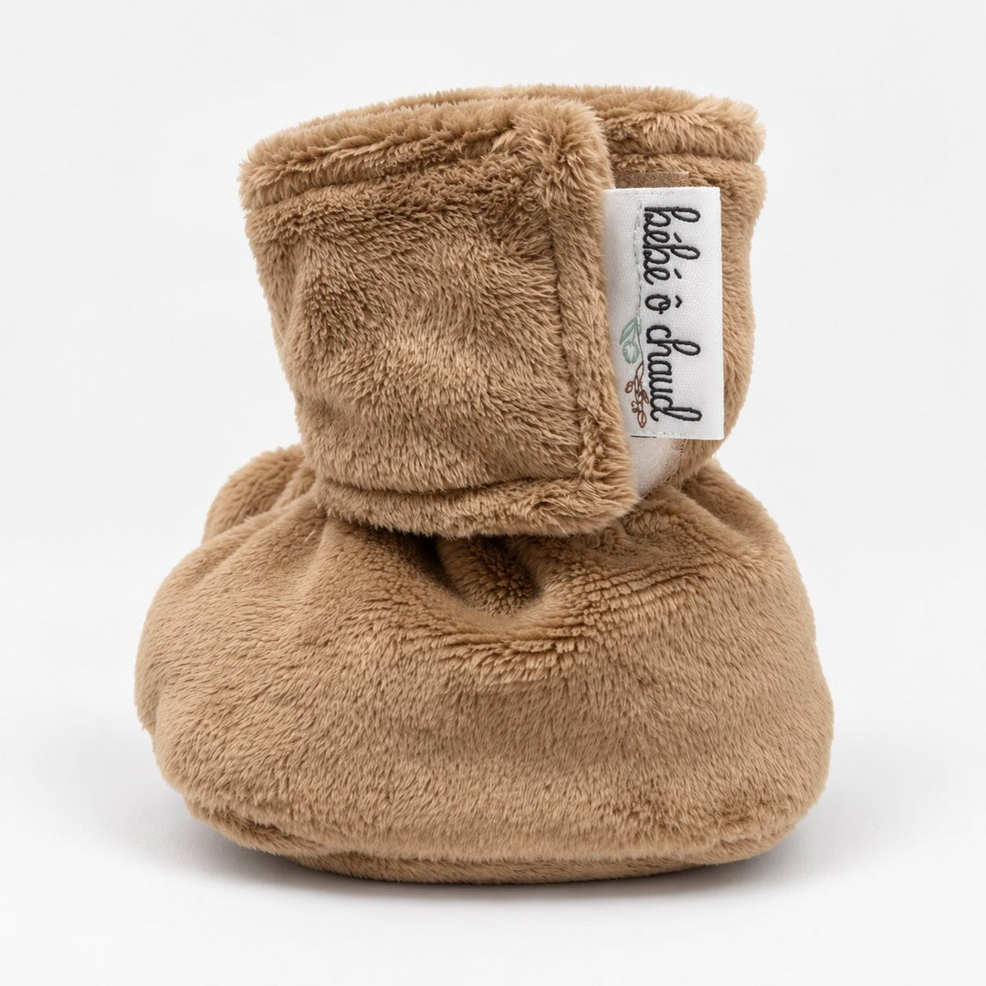 Pantoufles brun Bébé ô Chaud Mlle et Coco