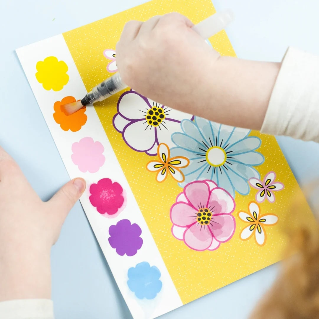 set de peinture papillons fleurs tiger tribe Mlle et Coco