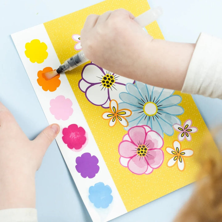 set de peinture papillons fleurs tiger tribe Mlle et Coco