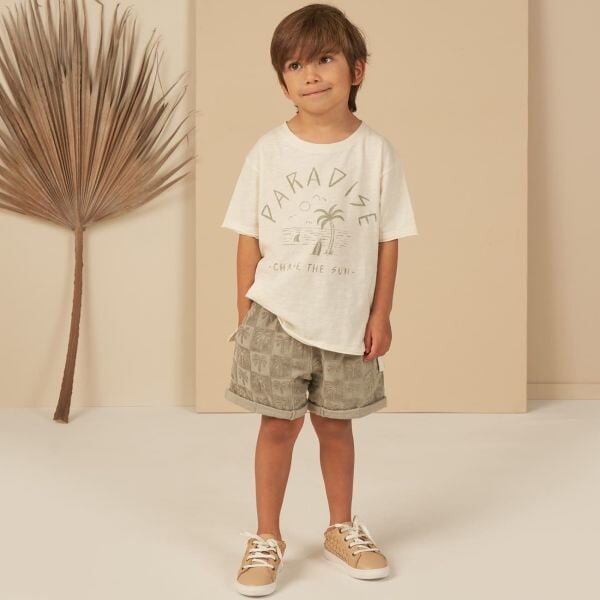 t-shirt beige paradise chase the sun Rylee - Cru