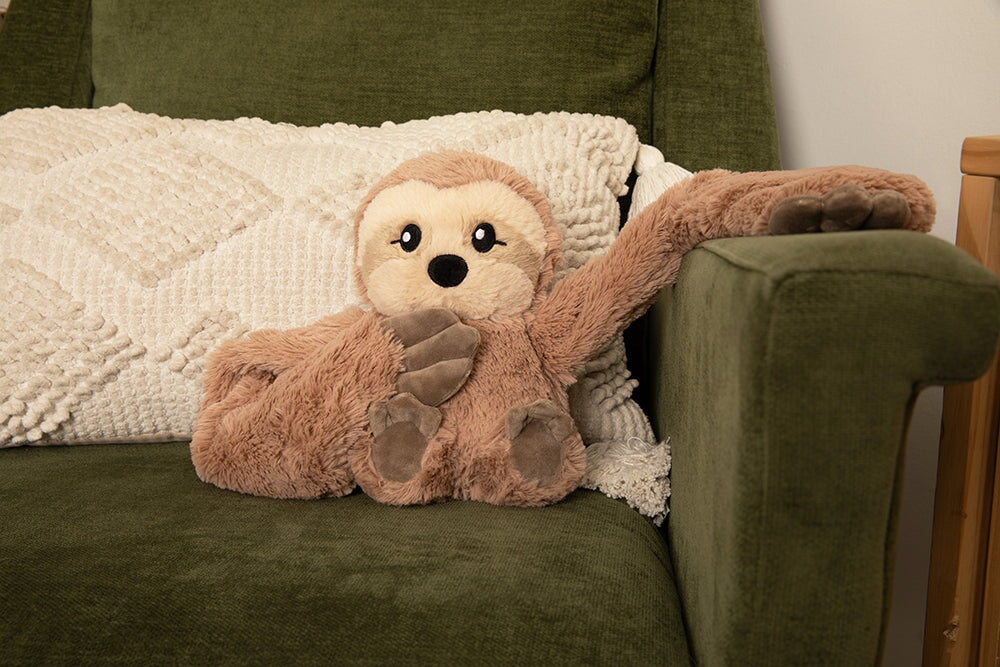 peluche lestée sawyer paresseux hugarounds huggimals Mlle et Coco