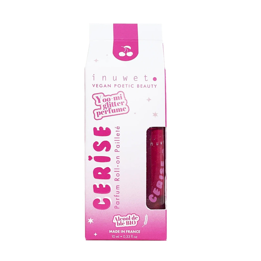 Parfum Roll-on Pailleté Cerise Inuwet Mlle et Coco