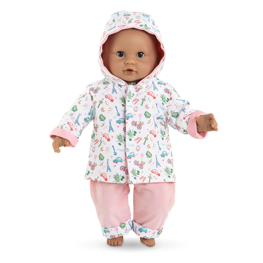 imperméable pour poupée Corolle week-end  Paris Mlle et Coco