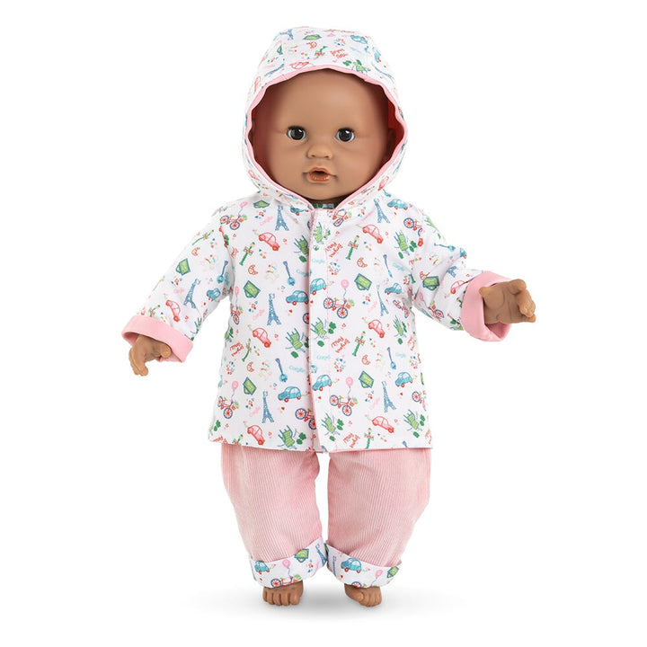 imperméable pour poupée Corolle week-end  Paris Mlle et Coco