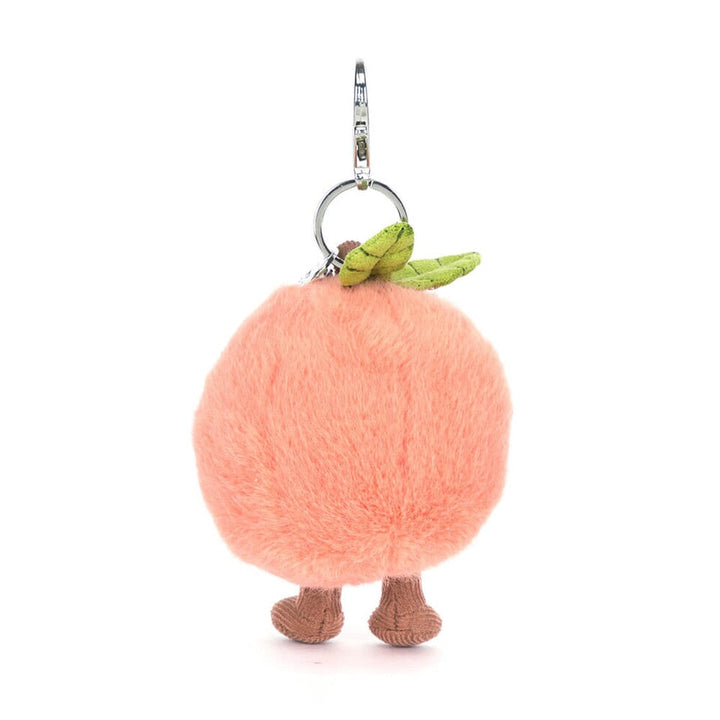 Breloque de sac pêche Jellycat Mlle et Coco