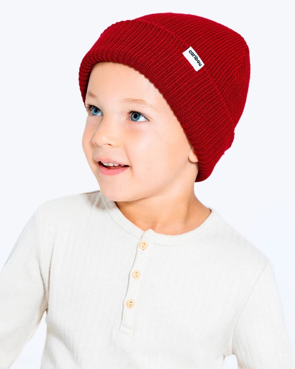 Tuque Caribou pêcheur bourgogne hiver Mlle et Coco