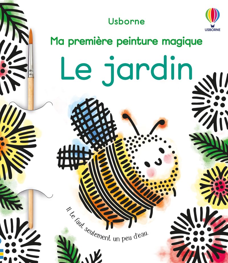 Ma première peinture magique Le jardin Usborne Mlle et Coco