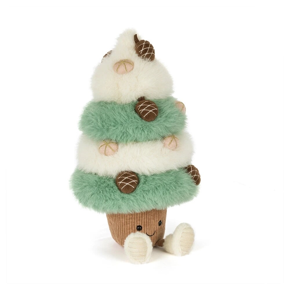 Peluche sapin à pomme de pins amuseable Jellycat Noël Mlle et Coco