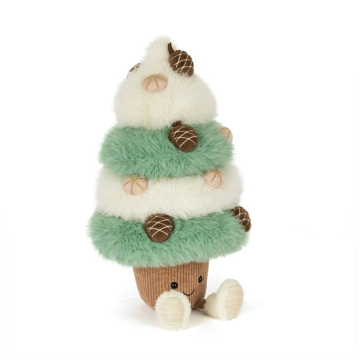 Peluche sapin à pomme de pins amuseable Jellycat Noël Mlle et Coco