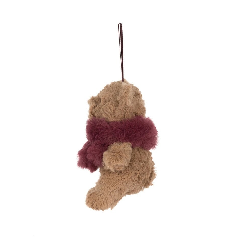 Peluche ornement Décoration hivernale chaleureuse de l'ours Barthélemy Noël Jellycat Mlle et Coco