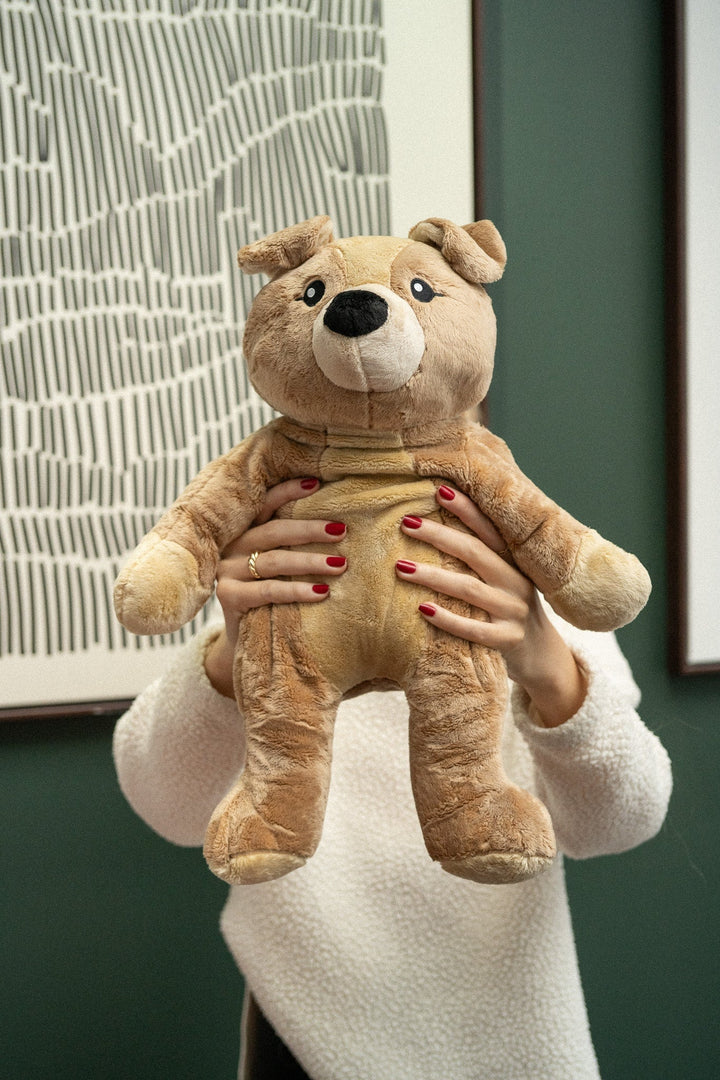 peluche lestée chiot chien Hugimals Mlle et Coco
