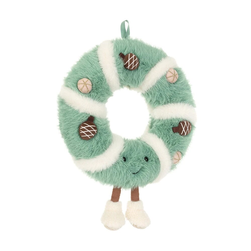 Peluche couronne de pommes de pin amuseable Jellycat Noël Mlle et Coco