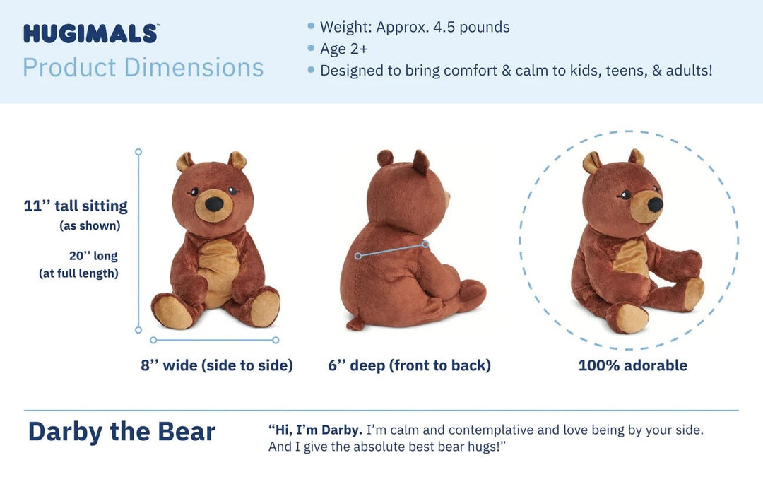 Peluche lourde Darby l&