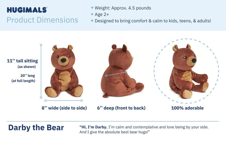 Peluche lourde Darby l&