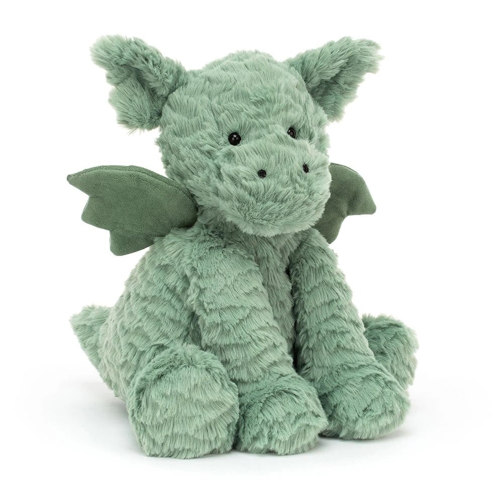 Peluche dragon sauge fuddlewuddle Jellycat Mlle et Coco