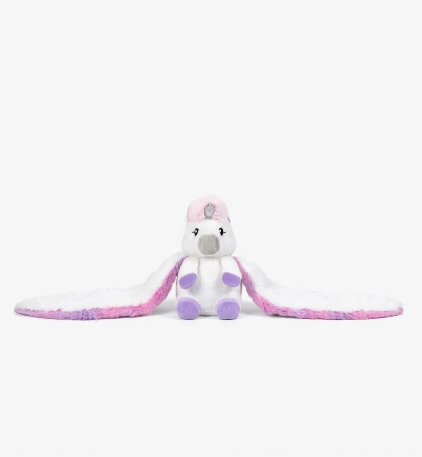 Peluche lestée Echo la licorne Hugimals Mlle et Coco