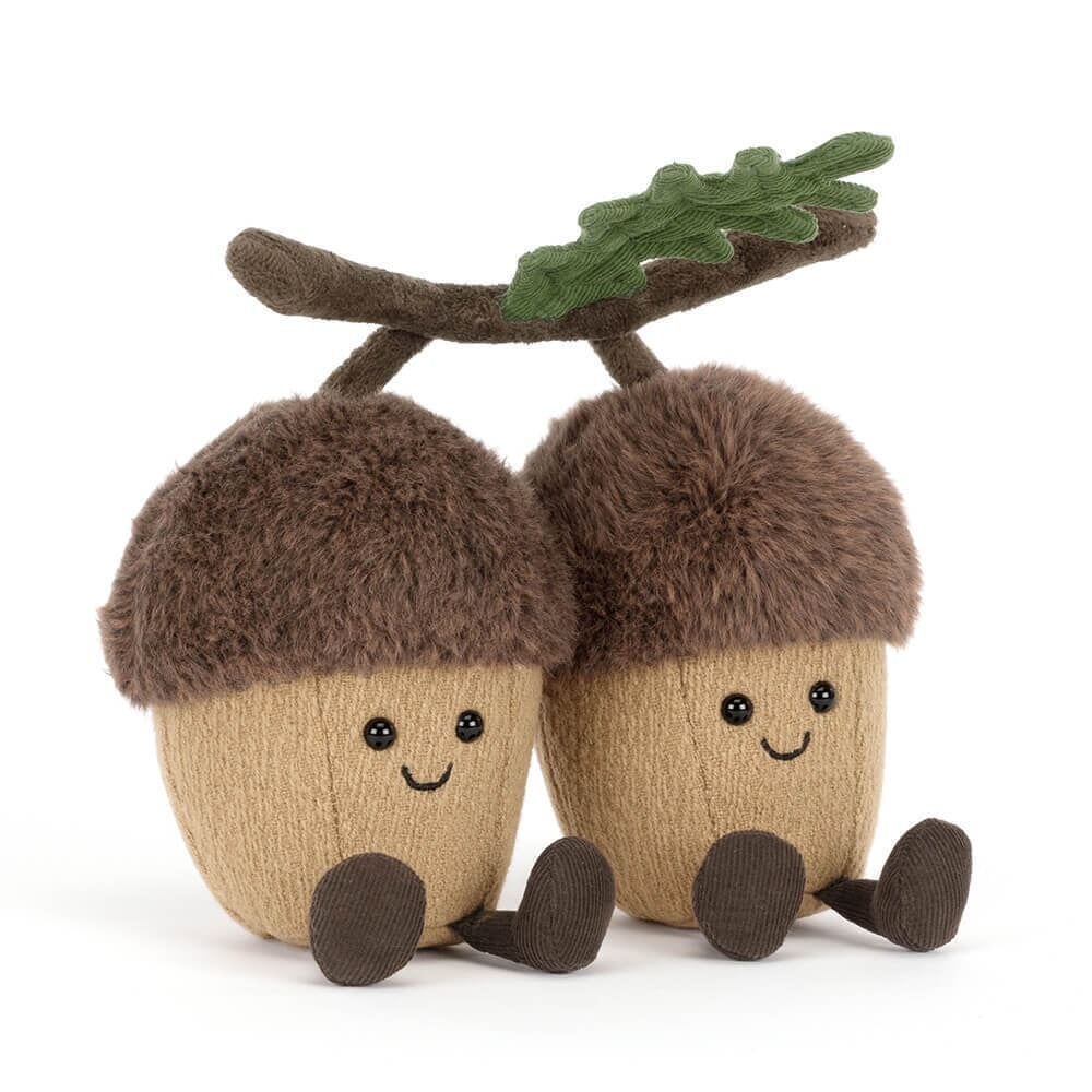 Peluche glands Ort et Tum Jellycat Mlle et Coco