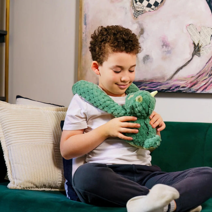 Peluche lestée Zephyr le dragon Hugimals Mlle et Coco