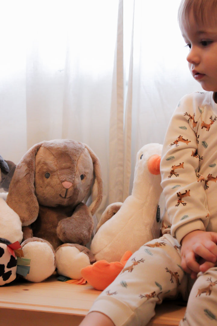 peluche sensoriel lapin Itzy Ritzy Mlle et Coco