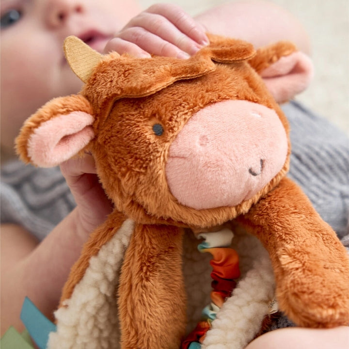 peluche jouet dentition vache Itzy Ritzy Mlle et Coco