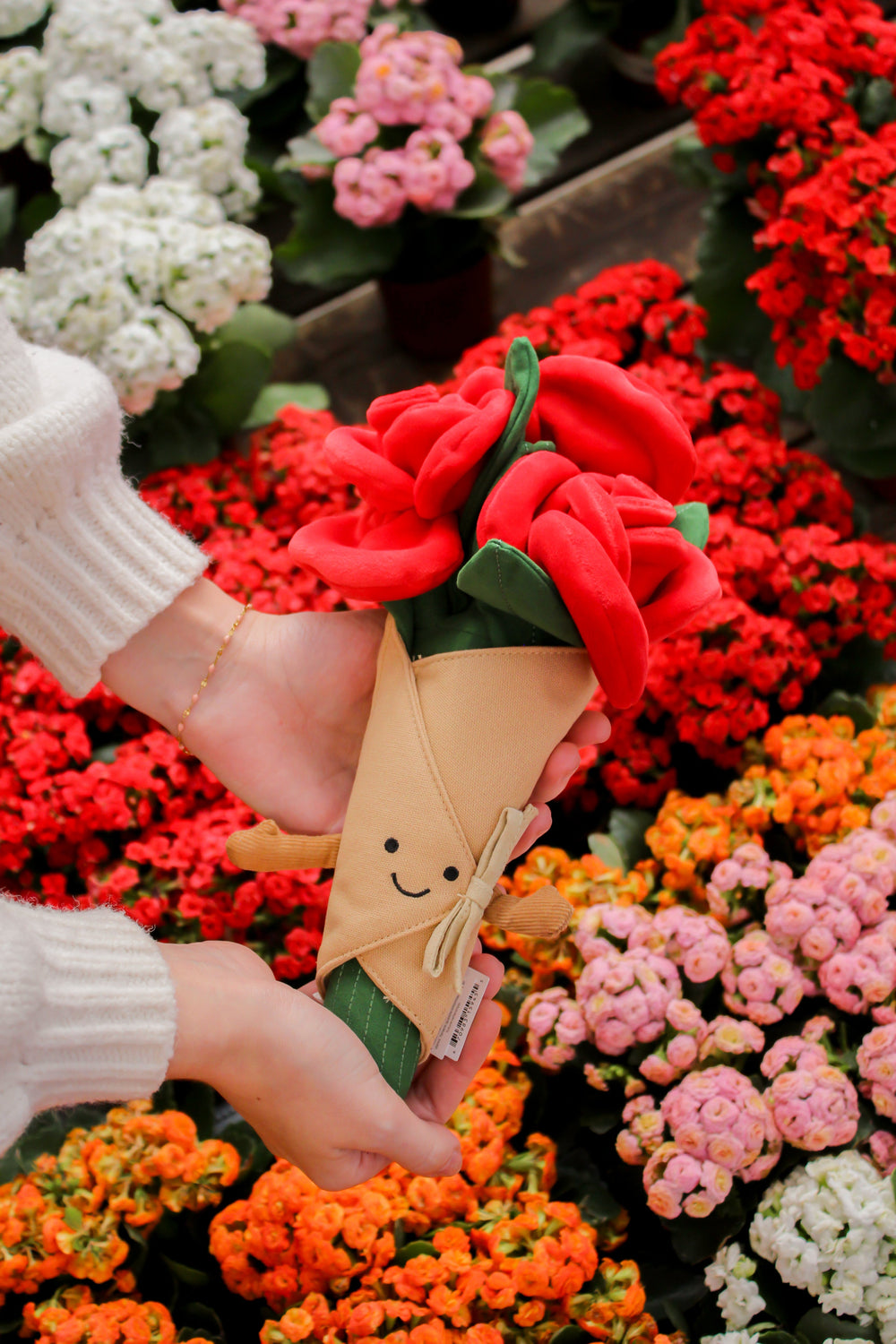 Bouquet de Roses Fleurs Jellycat Mlle et Coco