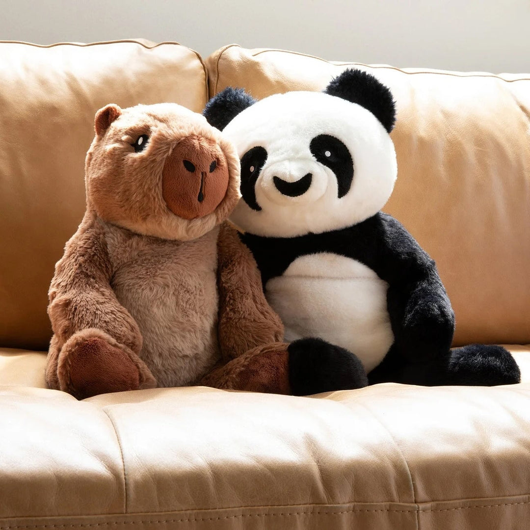 Peluche lestée Cam le capybara
Hugimals Mlle et Coco