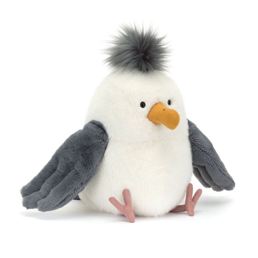 Peluche Mouette à copeaux Jellycat oiseaux Mlle et Coco