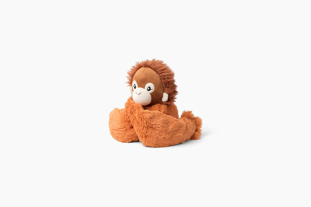 Peluche lestée ollie orang-outan hugarounds sac chauffant Mlle Coco