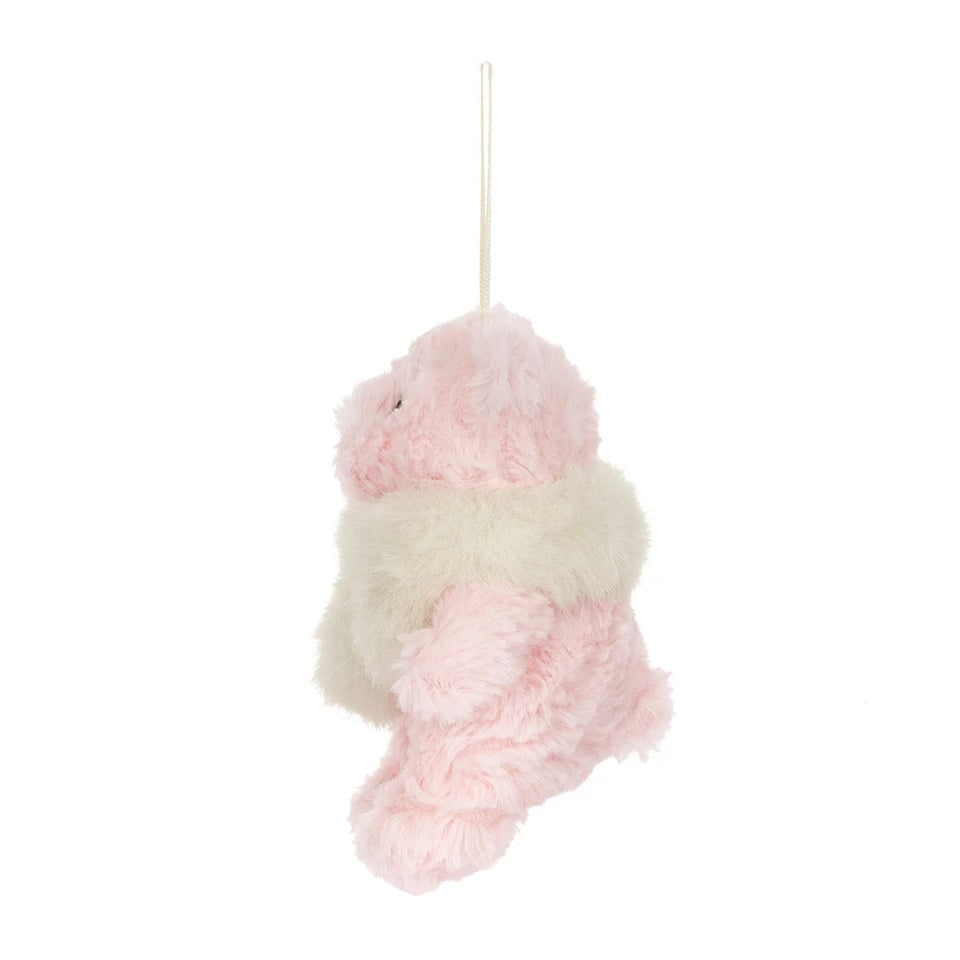 Peluche ornement Décoration hivernale chaleureuse Leola Bear Jellycat Noël Mlle et Coco