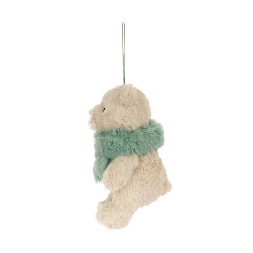 Peluche ornement Décoration chaleureuse d'hiver Barthélemy Bear Jr. Jellycat Noël Mlle et Coco