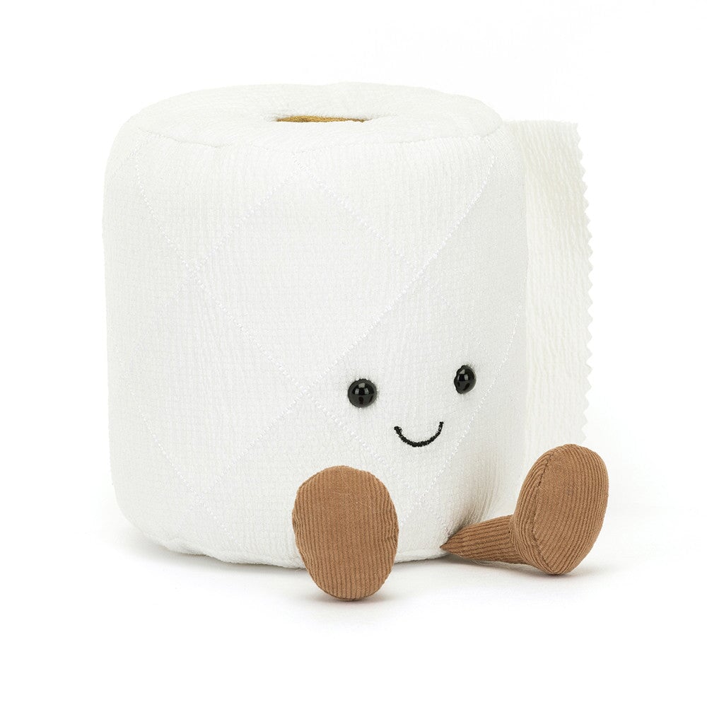 Peluche rouleau de papier de toilette Jellycat Mlle et Coco