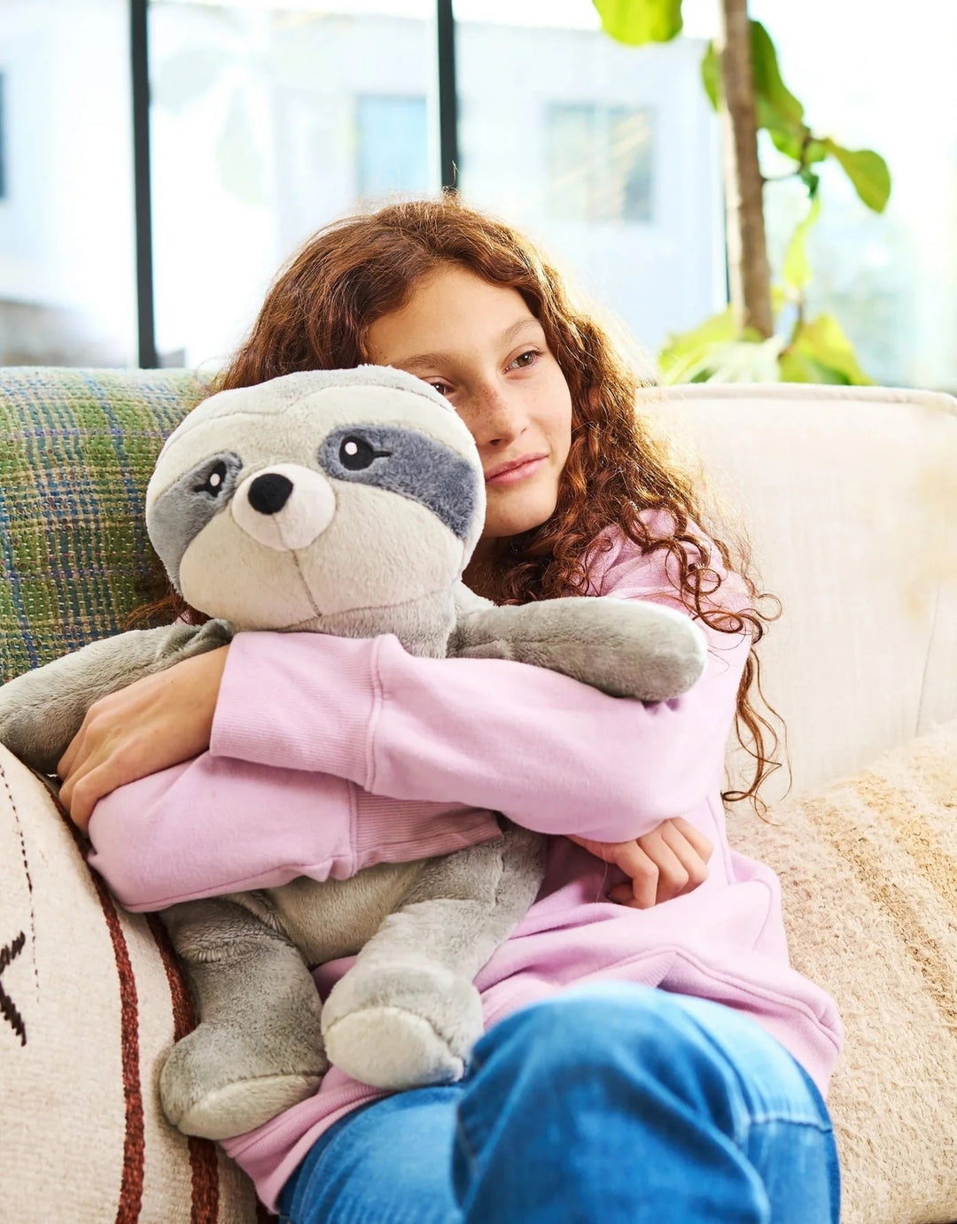 peluche lourd lestée paresseux hugimals Mlle et Coco