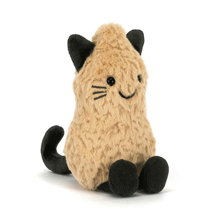 Peluche amuseable cacahuète en tenue chat Halloween Jellycat Mlle et Coco