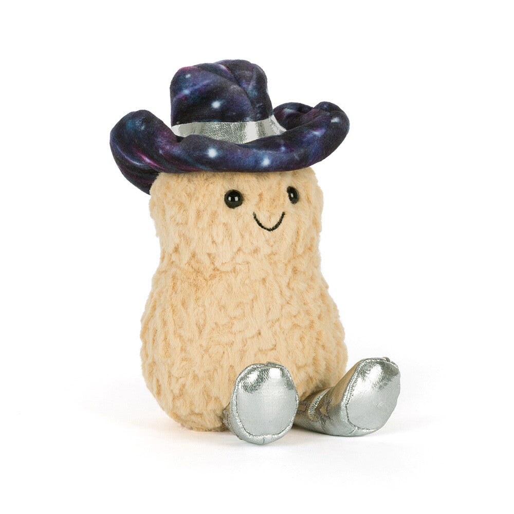 Peluche cacahuète en tenue de rodéo spatiale Jellycat Mlle et Coco
