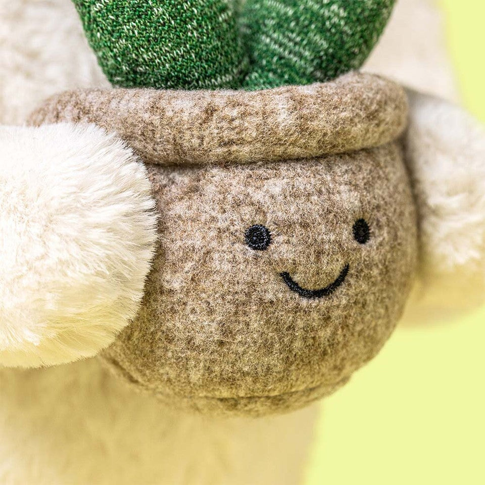 Peluche lapin avec plante Jellycat Mlle et Coco